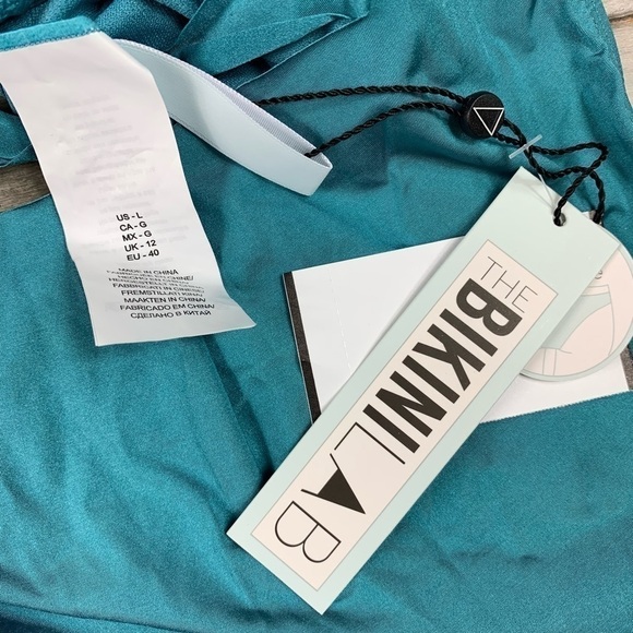 NWT Bikini Lab Teal One Piece Swim Suit Size S - Picture 4 of 6